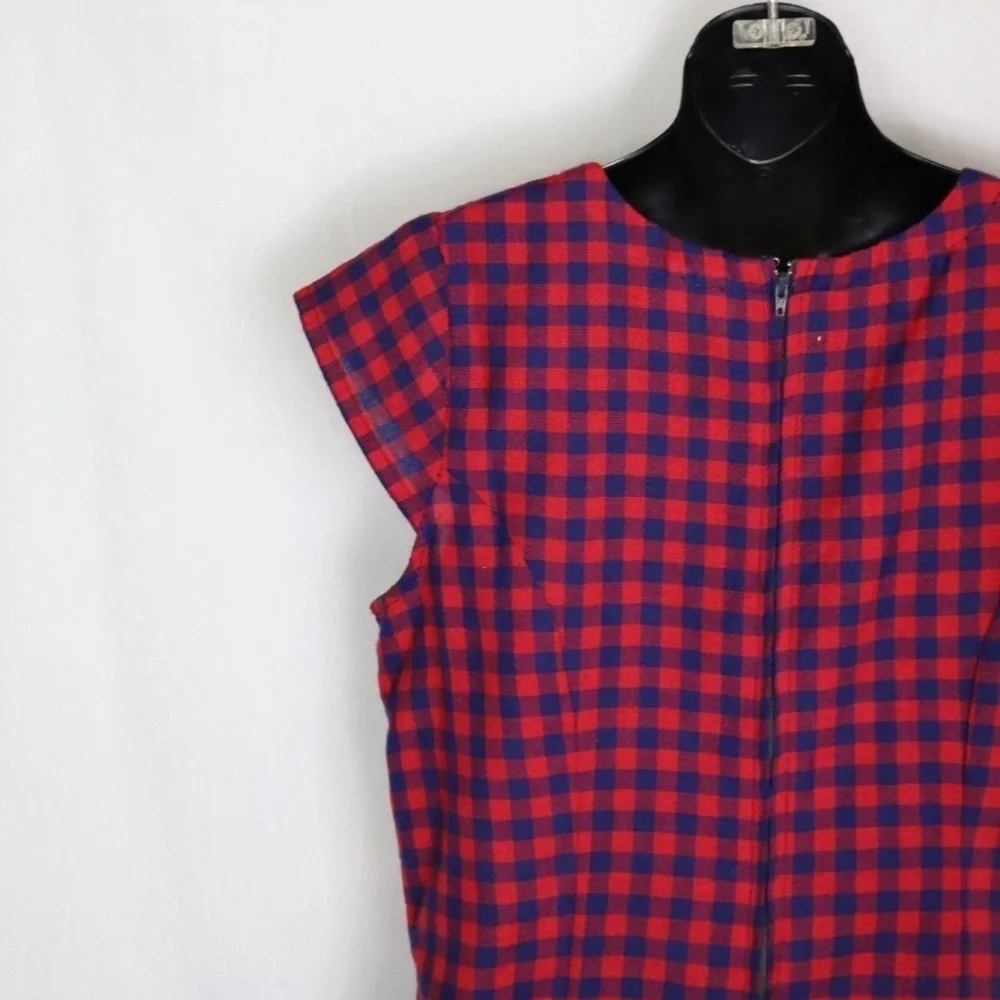 MATA TRADERS Checkered A-Line Dress - OFFERS WELCOME - Picture 8 of 14